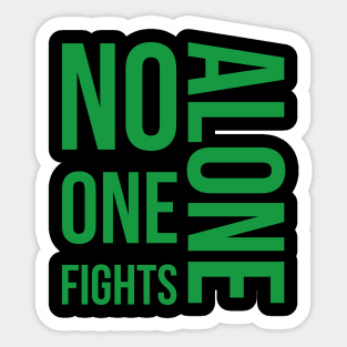 No one fights alone Sticker